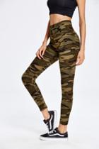 Shein Camouflage Print Ankle Leggings