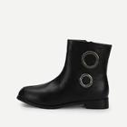 Shein O-ring Detail Pu Boots