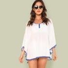 Shein Pom Pom Hem Cover Up