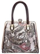 Shein Coffee Paisley Print Stereotypes Bag
