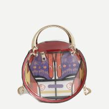 Shein Round Shaped Chain Bag With Double Handle