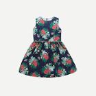 Shein Toddler Girls Floral Print Sleeveless Dress