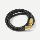 Shein Men Snake Shaped Layered Bracelet