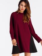Shein Cut And Sew Color Block Shift Dress
