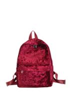 Shein Pocket Front Velvet Backpack