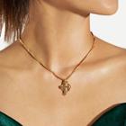 Shein Cross Drop Chain Necklace