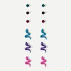 Shein Snake Shaped Design Stud Earrings 6pairs