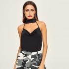 Shein Drape Neck Halter Top