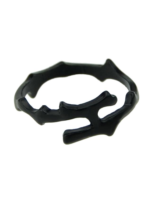Shein Black Punk Unique Metal Rings