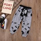 Shein Toddler Boys Bat Print Pants