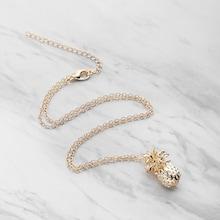 Shein Pineapple Shaped Pendant Chain Necklace