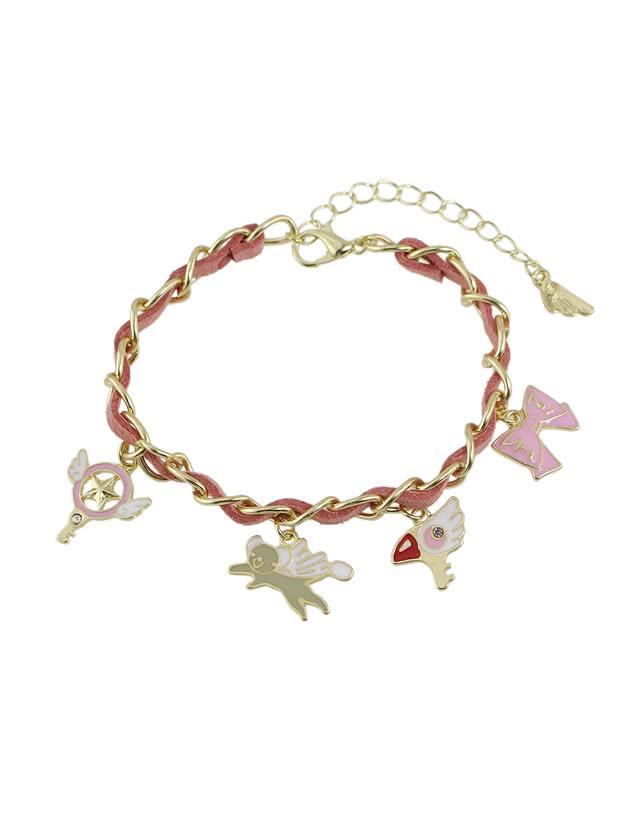 Shein Enamel Angle Anchor Bow Shape Charms Bracelets