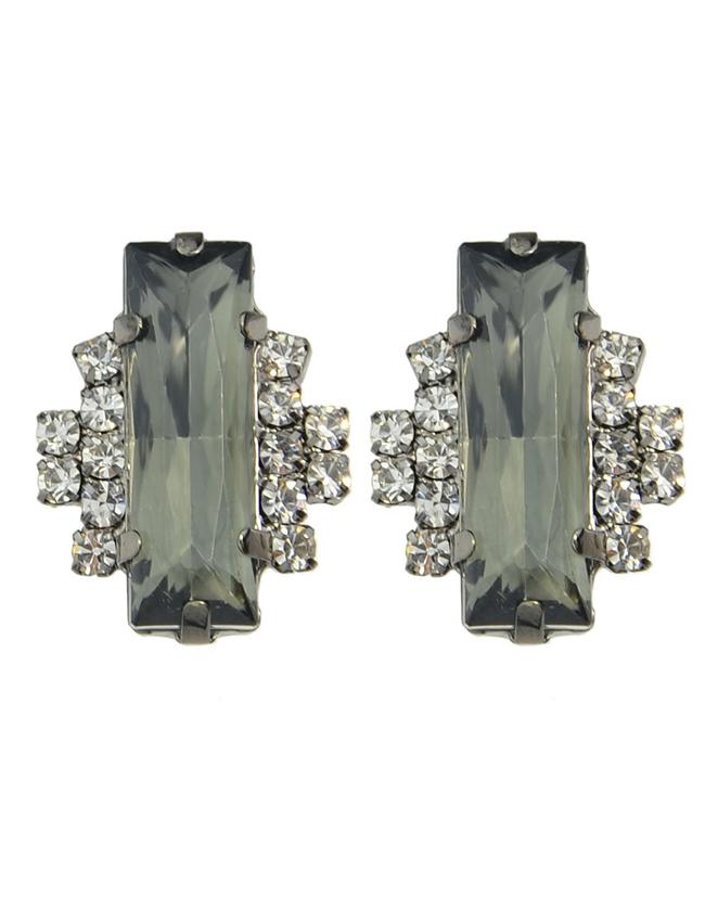 Shein Black Graceful Vivid Stud Earring