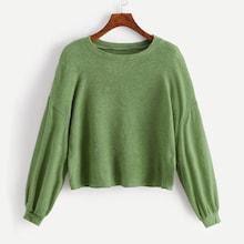 Shein Plus Solid Drop Shoulder Sweater