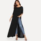 Shein Solid Split Side Longline Tee