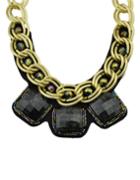 Shein Black Wide Chain Collar Necklace