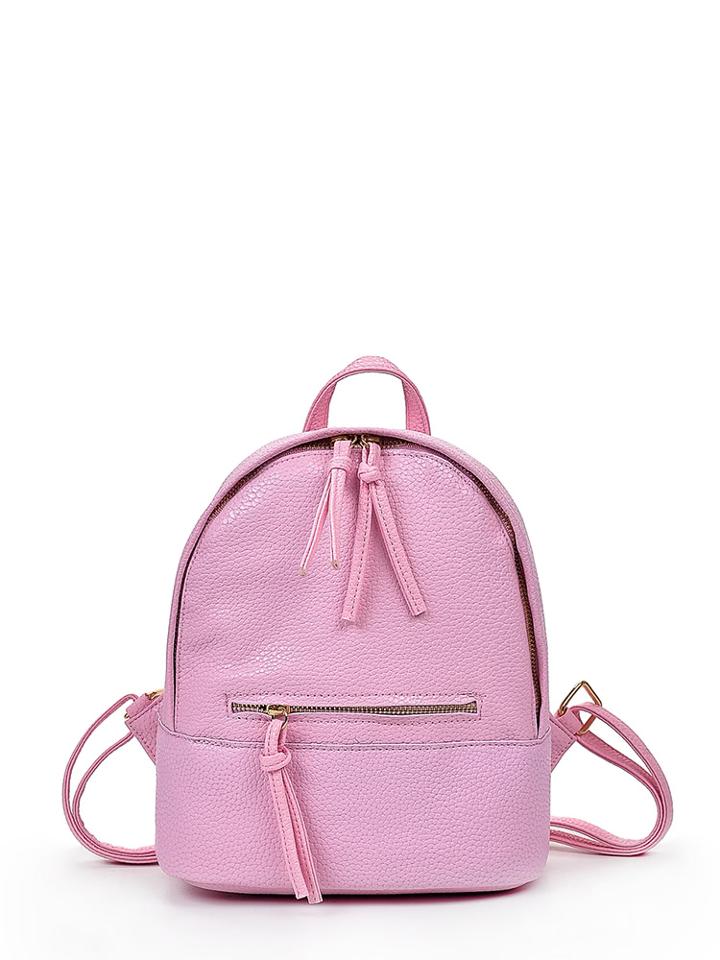Shein Faux Leather Backpack