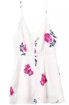 Shein Spaghetti Strap Flower Print Dress