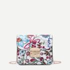 Shein Flower Embroidery Pu Chain Crossbody Bag