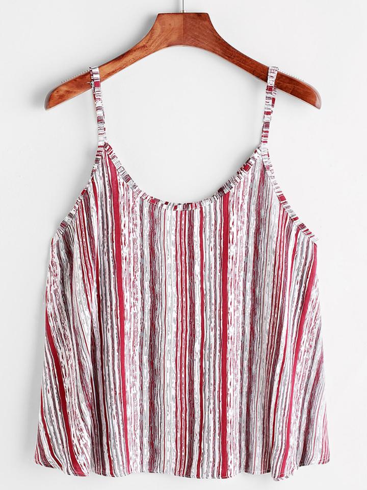 Shein Abstract Vertical Striped Cami Top