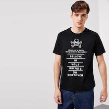 Shein Men Slogan Print Short Sleeve Tee