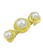 Shein Gold Plated Pearl Hair Jewelry