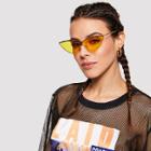 Shein Metal Extreme Cat Eye Sunglasses