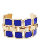 Shein Blue Geometric Splice Bracelet