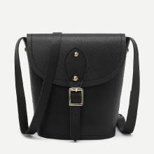 Shein Buckle Pu Crossbody Bag