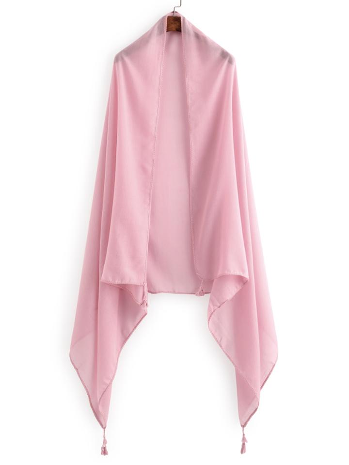 Shein Tassel Detail Lightweight Scarf