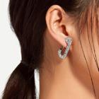 Shein Paper Clip Design Drop Earrings