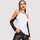 Shein Color Block Shell Tee