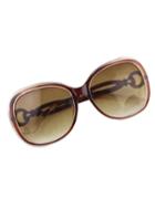 Shein Oversized Fashionable Brown Sunglasses