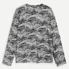 Shein Men Bird Print Solid Tee