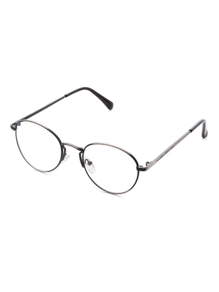 Shein Sliver Frame Clear Lens Retro Glasses