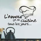 Shein Baker Hat Wall Sticker