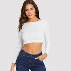 Shein Raw Edge Ribbed Tee
