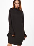 Shein Cowl Neck Draped Side Cocoon Dress