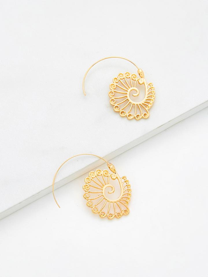 Shein Exaggerated Metal Earring Cuffs