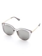 Shein Clear Frame Round Lens Sunglasses