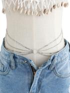 Shein Ring Connecting Layered Waist Chain
