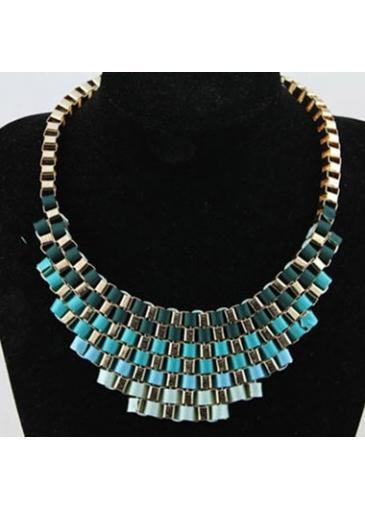 Rosewe New Arriving Woman Color Blocking Necklace For Party
