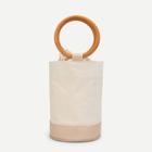 Shein Double Ring Handle Drawstring Bucket Bag
