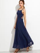 Shein Lace Up Back Cami Dress