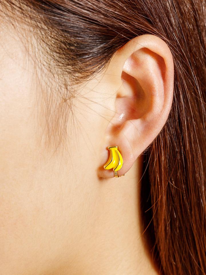 Shein Banana Shaped Ear Cuff 1pcs