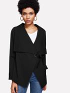 Shein V Neckline Eyelet Detail Blazer
