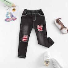 Shein Toddler Boys Ripped Jeans