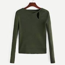 Shein Cut-out Twist Detail Sweater