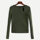 Shein Cut-out Twist Detail Sweater