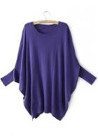 Rosewe New Arrival Round Neck Woman Pullovers With Batwing Sleeve
